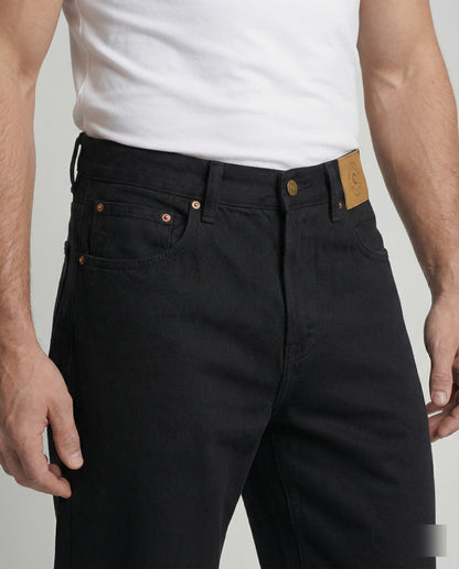 Unisex Jeans Locker Geschnitten Retro-Stil