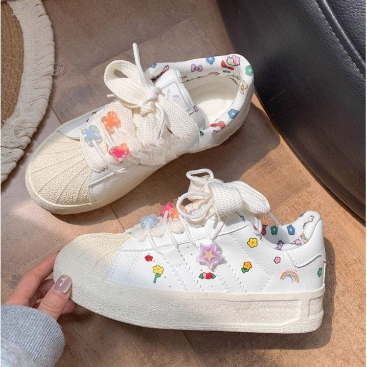 Damen Sneaker Atmungsaktives Mesh Dekor