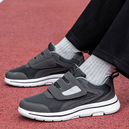 Damen Sneaker Atmungsaktiv Klettverschluss Freizeitschuhe