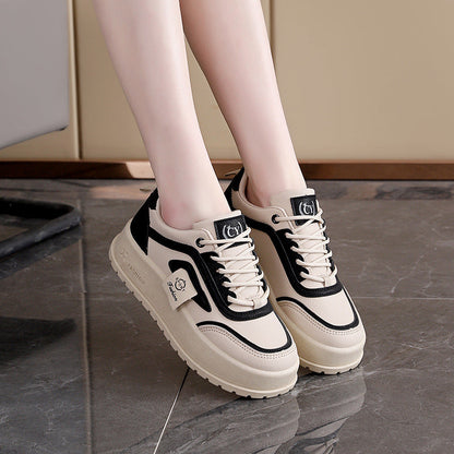 Damen Hochplatformsneaker Bequem Modisch