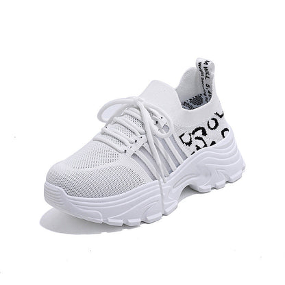 Damen Sneaker Leopardenmuster Komfortabel Sportlich