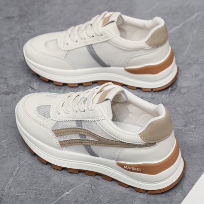 Damen Sport Sneaker Atmungsaktives Mesh Polsterung