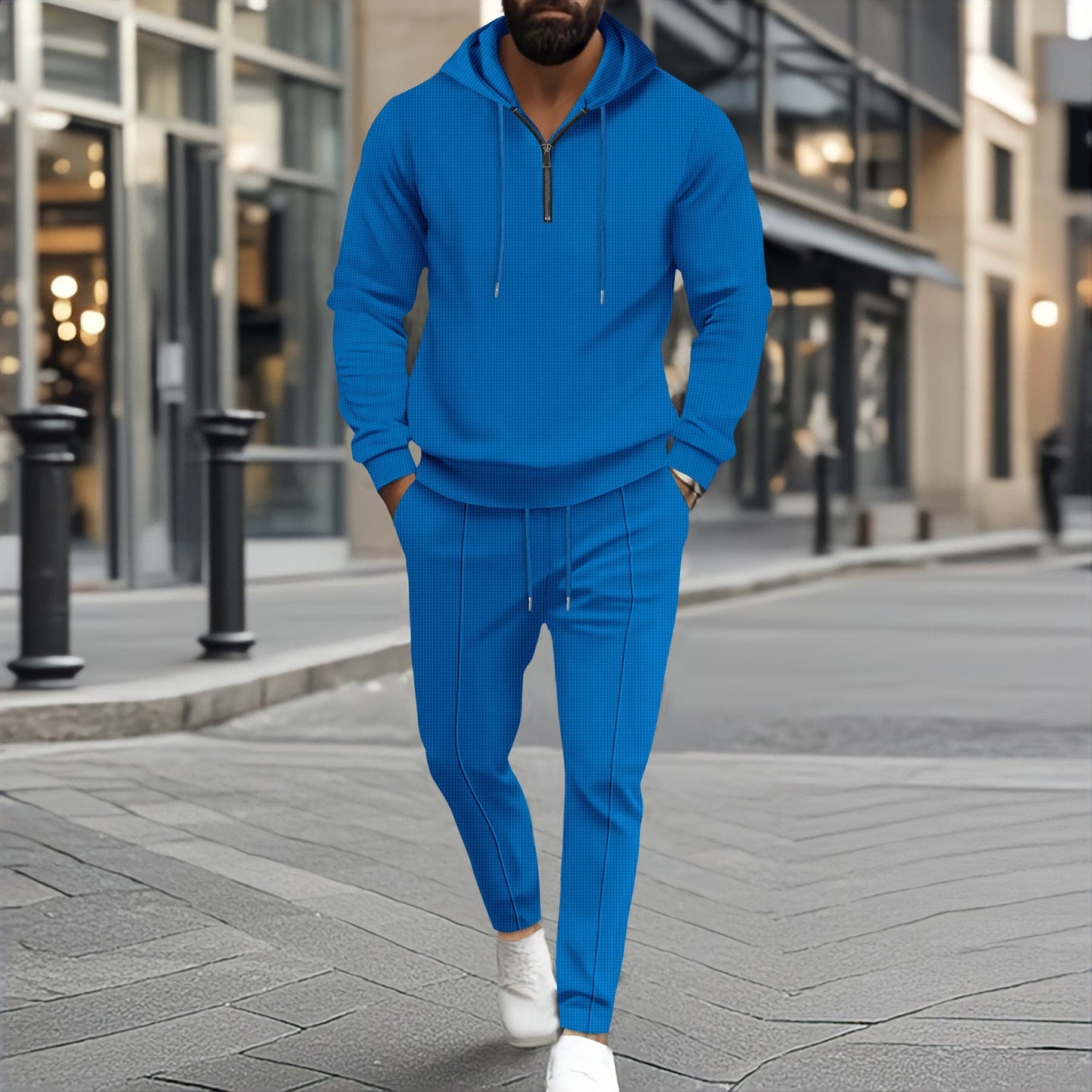 Herren Sportbekleidung Set Hoodie Jogginghose Bequem