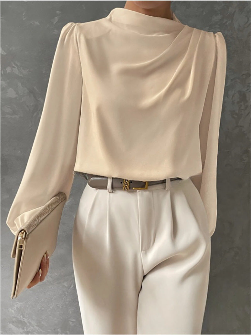 Damen Bluse Langarm Lässig Modern - Norvielle