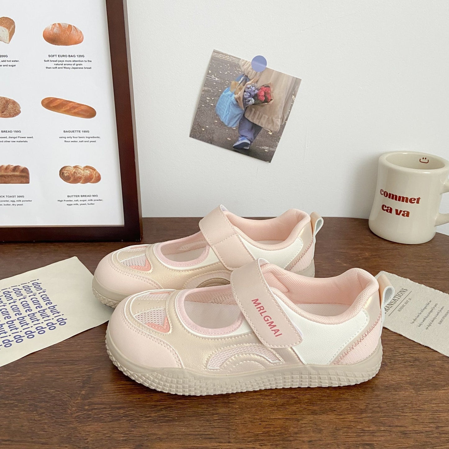 Damen Sandalen Sportlich Atmungsaktives Material Klettverschluss
