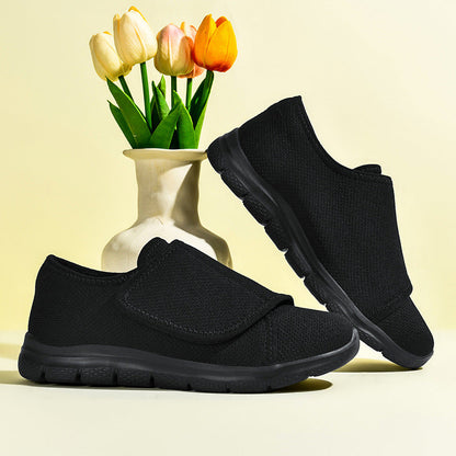 Damen Sneaker Bequem Slip-On Klettverschluss Weite Passform - Norvielle