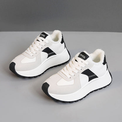 Damen High- Sneaker Warmfleece