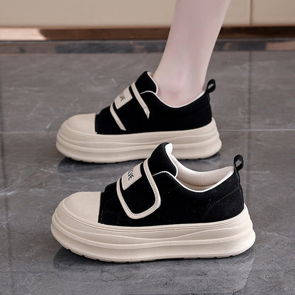 Damen Sneaker Bequem Klettverschluss Weiche Sohle ist bereits ein