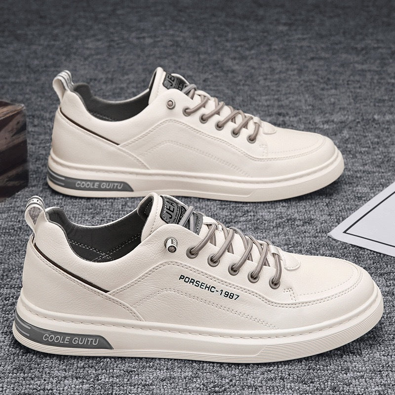 Damen Sneaker Modisches Kunstleder Weich mit Dämpfung