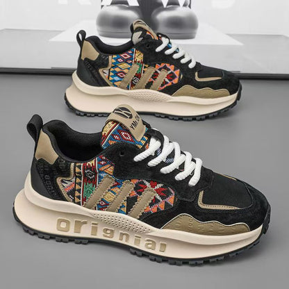 Damen Sneaker Bequem Modisch Stickerei