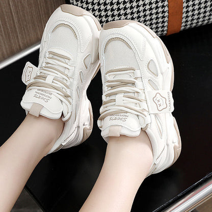 Damen Sneaker Atmungsaktives Mesh Komfort-Sohle
