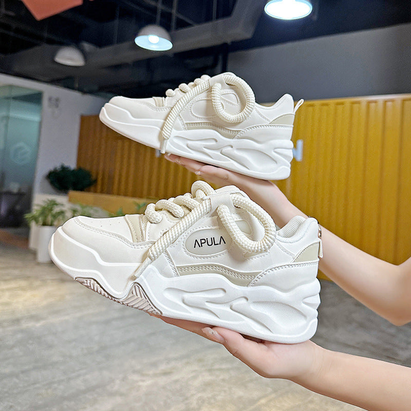 Damen Chunky Sneaker Bequem Komfortschuhe Modern