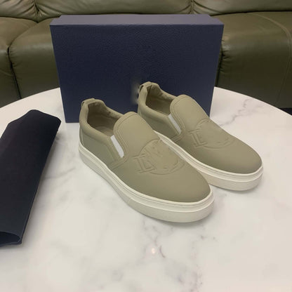 Damen Sneaker Slip-On Rutschfest Breite Passform