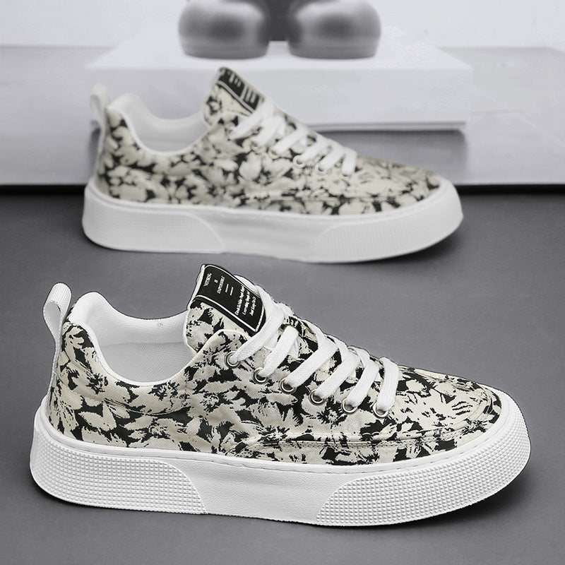 Damen Sneaker Modernes Florales Design Komfortable Sohle