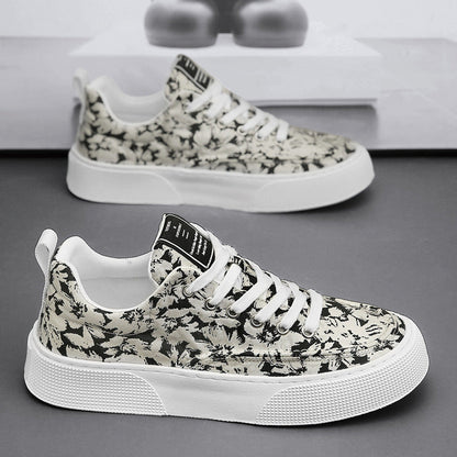 Damen Sneaker Modernes Florales Design Komfortable Sohle