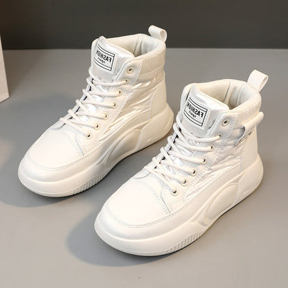 Damen High- Sneaker Sportlich Rutschfest