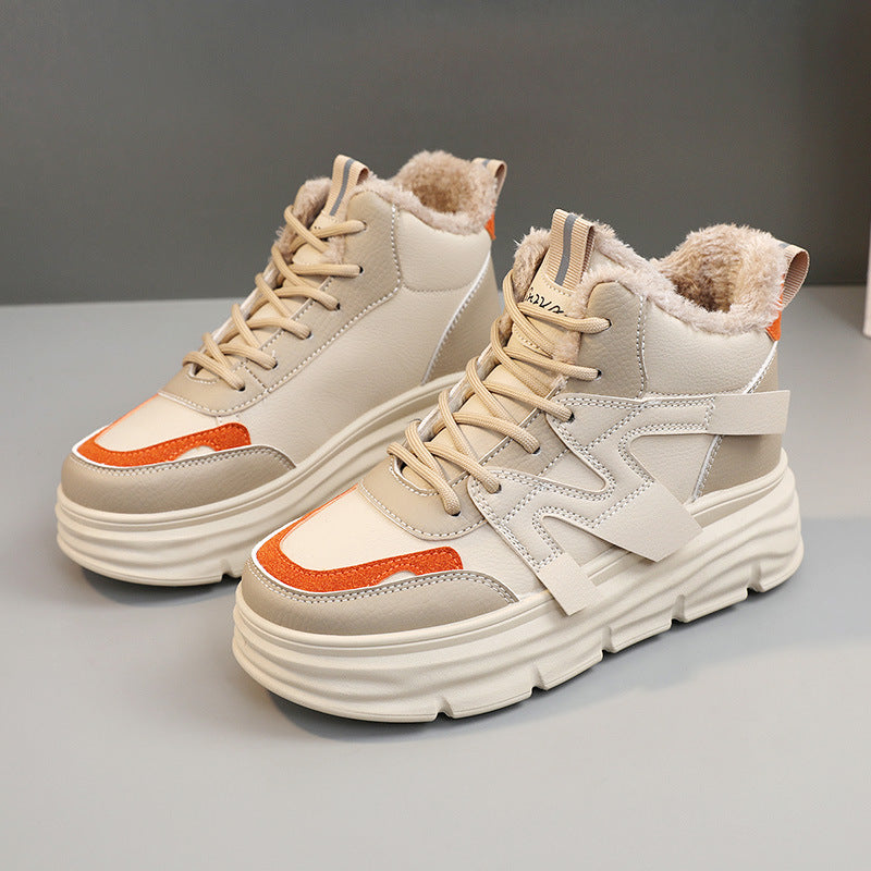 Damen High- Sneaker Sportlich Robust