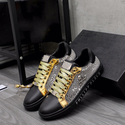 Damen Sneaker Rutschfest Glanzdetail