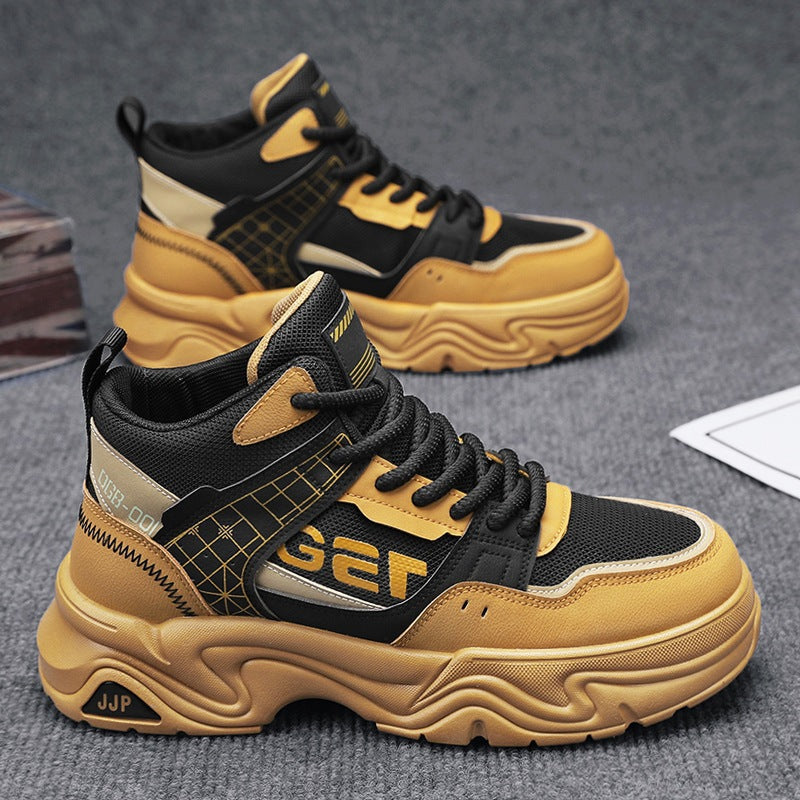 Damen High- Sneaker Sportlich Dämpfung