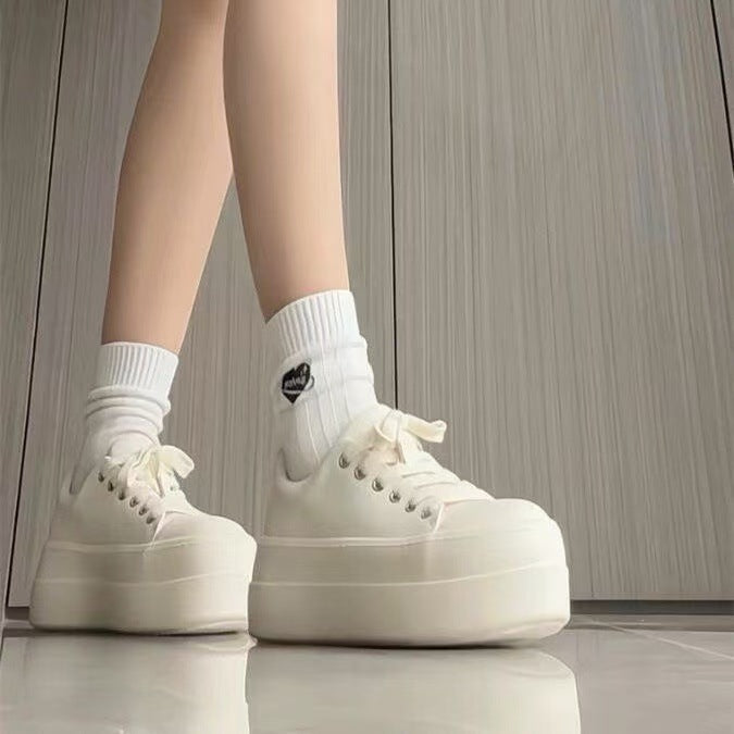 Damen Plateau Sneaker Komfortabel Stylisch - Norvielle