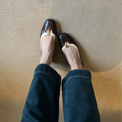 Damen Ballerinas Elegante Flats