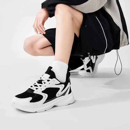 Damen Sneaker Sportlich Atmungsaktives Mesh Komfortabel