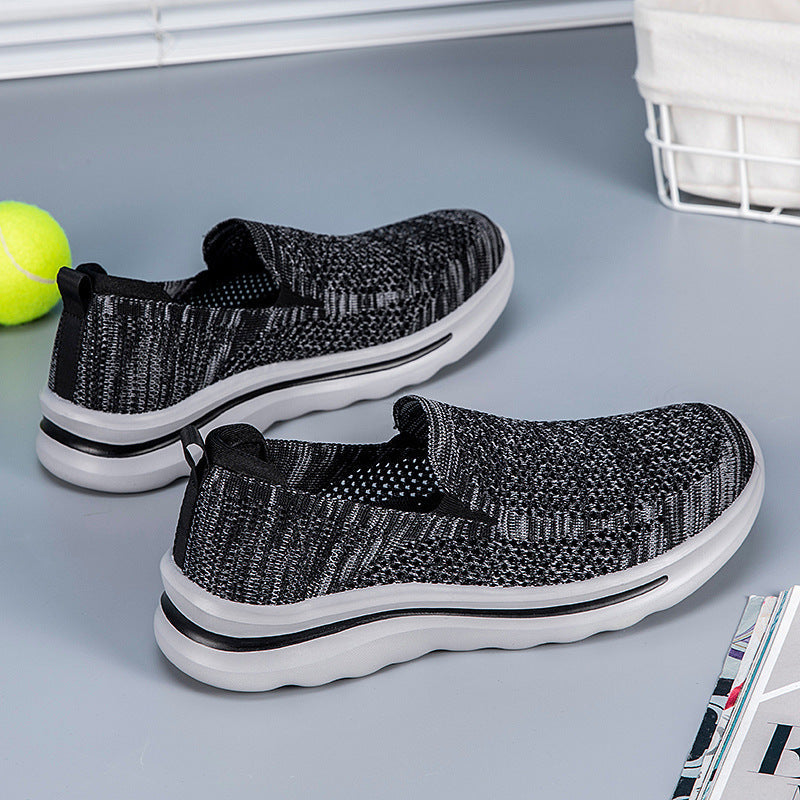 Damen Sneaker Slip-On Atmungsaktives Mesh