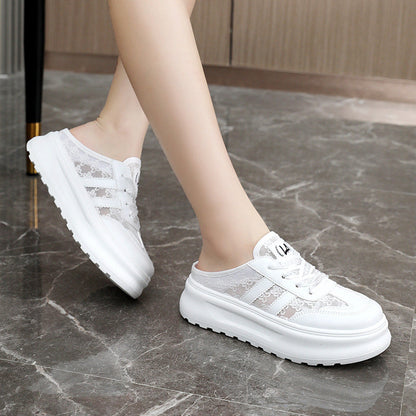 Damen Freizeitschuhe Bequem Großes Fersenloch Modisch