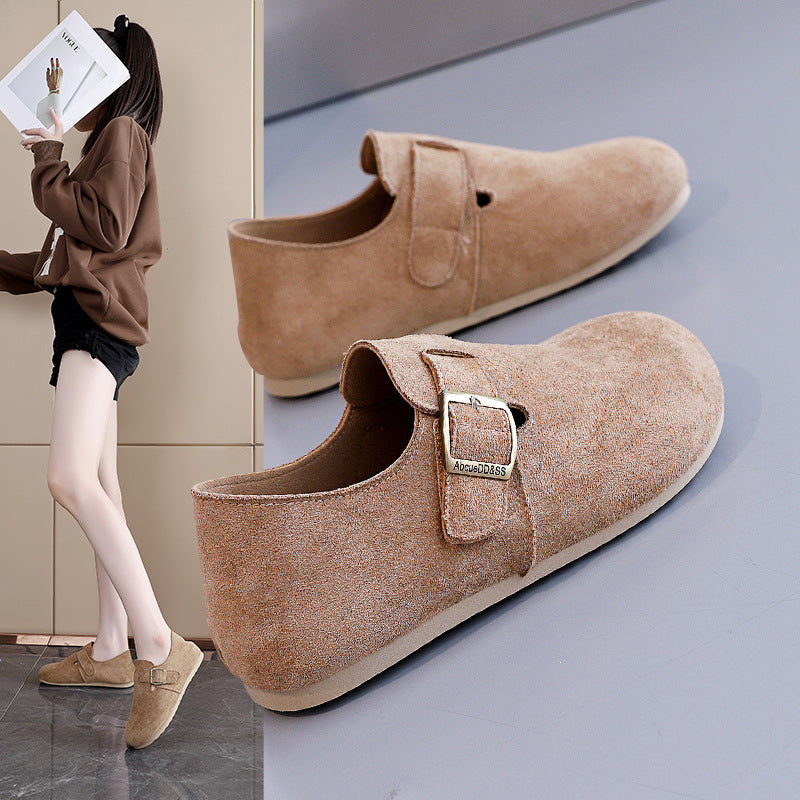 Damen Slipper Komfortabel Klettverschluss Warm - Norvielle