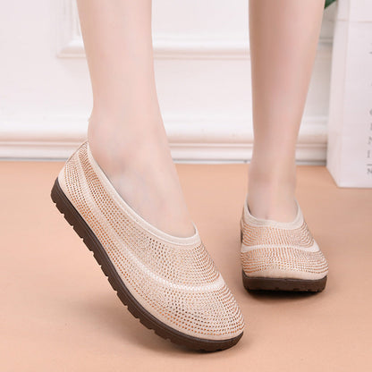 Damen Badeschuhe Atmungsaktives Material Rutschfest
