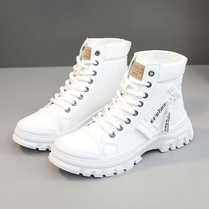 Damen Hochschaft-Sneaker Elastisch Robust