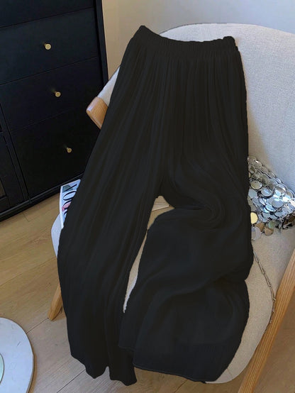 Damenhose Plissee Elastisch Bequem