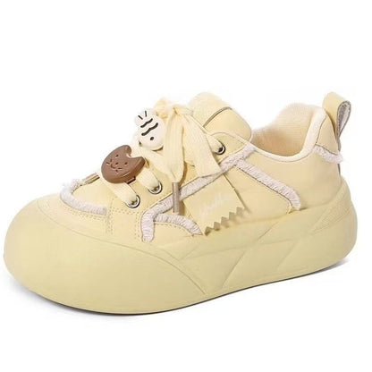 Damen Sneaker Chunky Tiermotiv Bequem