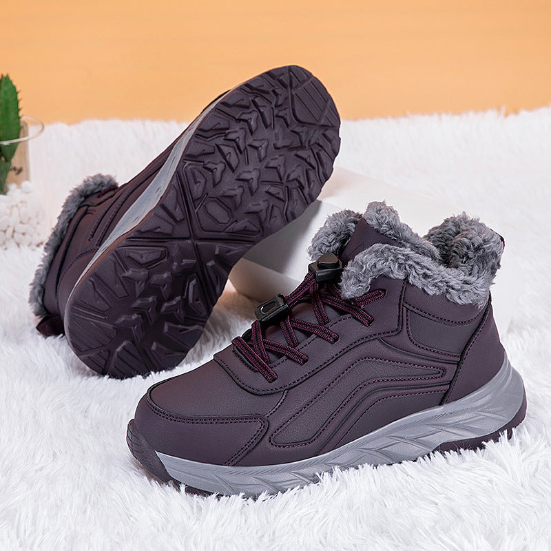 Damen Wanderschuhe Warm Rutschfest Winter
