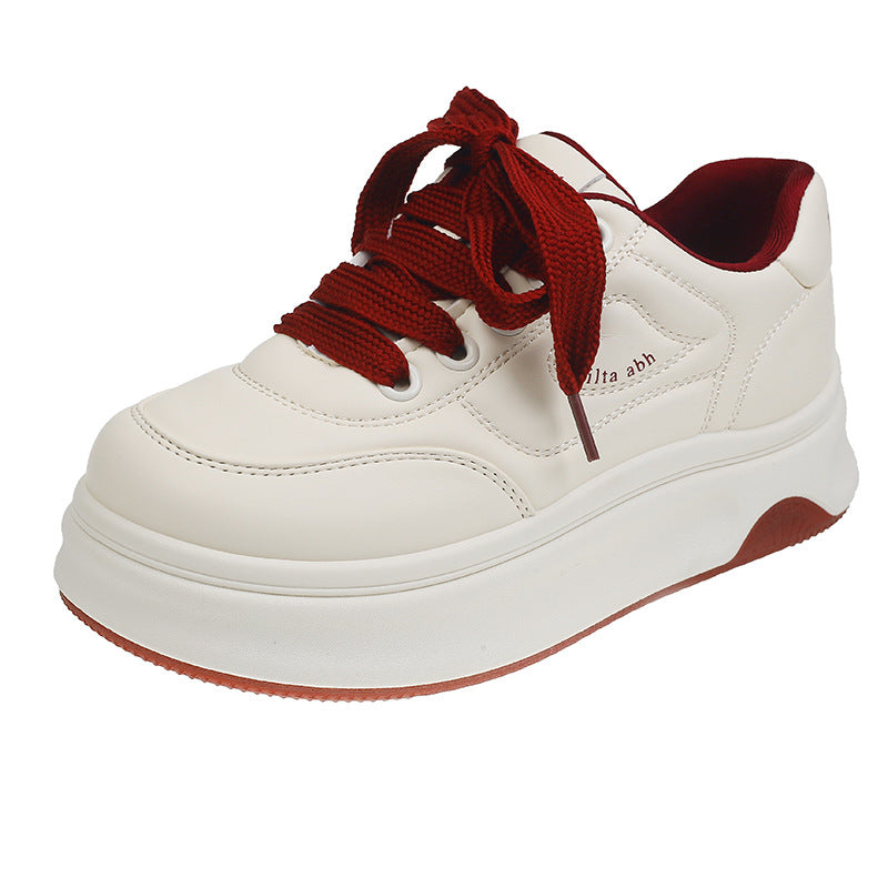 Damen Sneaker Dicksohlige Atmungsaktive Sportschuhe