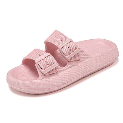 Damen Sandalen Doppelriemen Komfort
