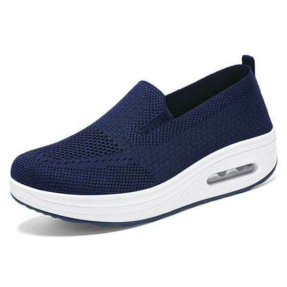 Damen Sneaker Bequem Weich Slip On