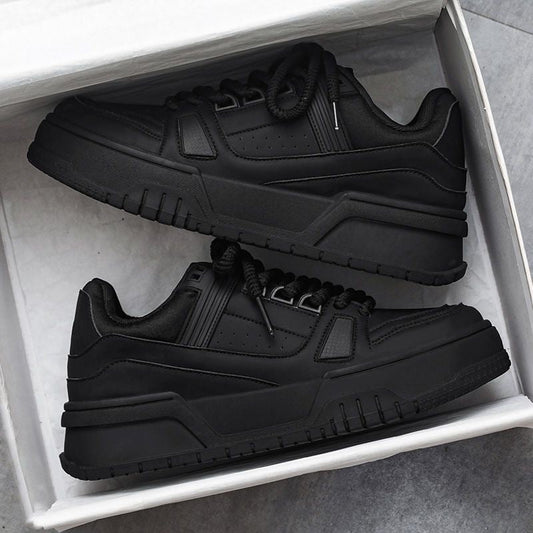 Damen Sneaker Komfortschuhe Robust Bequem Schwarz - Norvielle