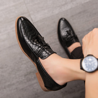 Damen Mokassins Elegantes Schlaufen-Design