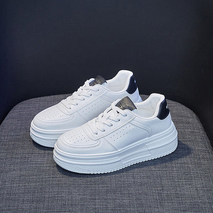 Damen Plateau Sneaker Elegant Sportlich