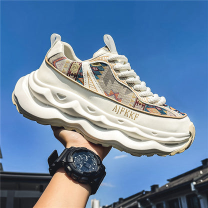 Damen Sneaker Sportlich Muster - Norvielle