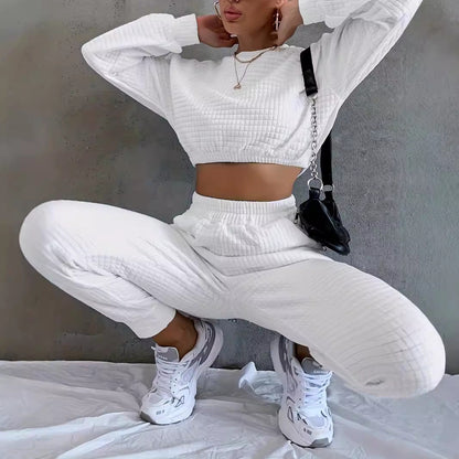Damen Jogginganzug Warm Quilted Set
