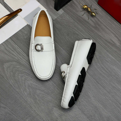 Damen Mokassins aus Leder Elegant