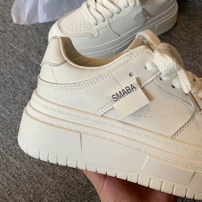 Damen Hoch Sneaker Weiches Innenfutter Elegante Schnürung