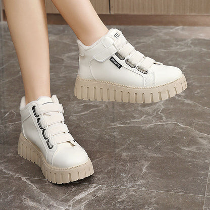 Damen High- Sneaker Warm Gefüttert Rutschfest