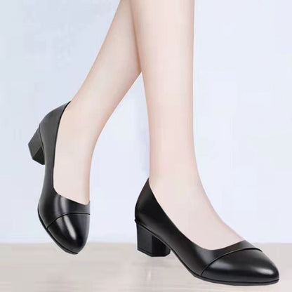Damen Pumps Blockabsatz Komfortabel
