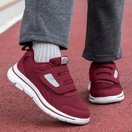 Damen Sneaker Atmungsaktiv Klettverschluss Freizeitschuhe - Norvielle