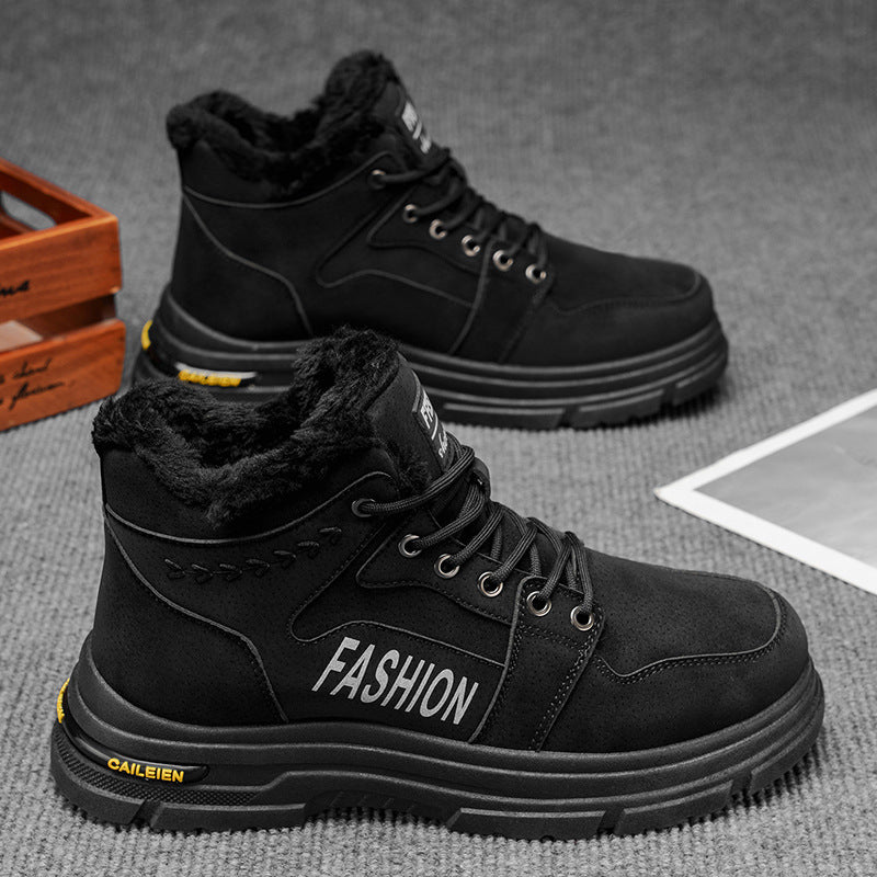 Damen Winterboots Schnürboots Warmes Innenfutter Rutschfest - Norvielle