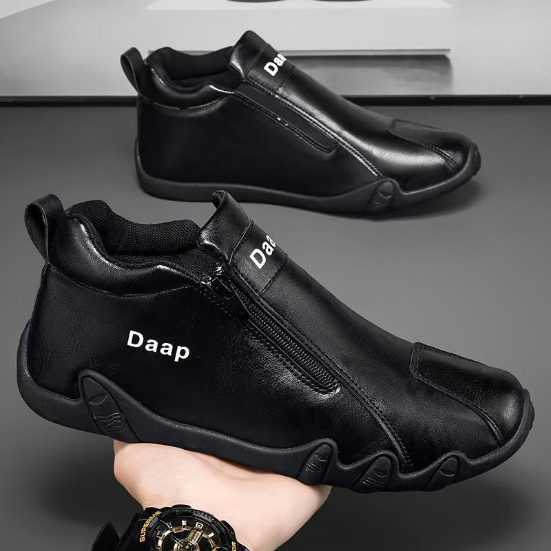 Damen Sneaker Komfortabel Reißverschluss Bequem