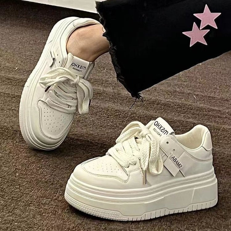 Damen Sneaker Plateau Bequem Modisch